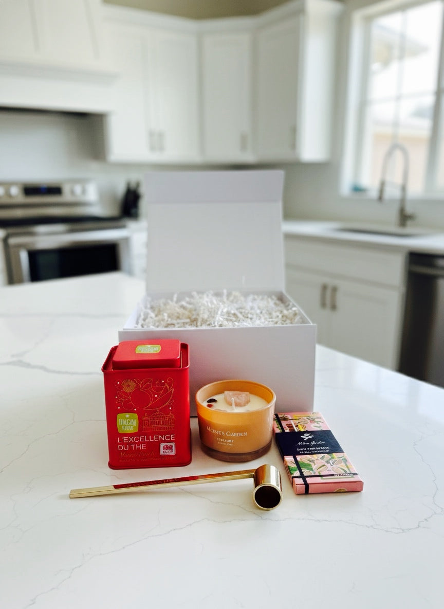 Pardon My Peach- Luxury Tea and Chocolate Gift Box|Limited Spring Release