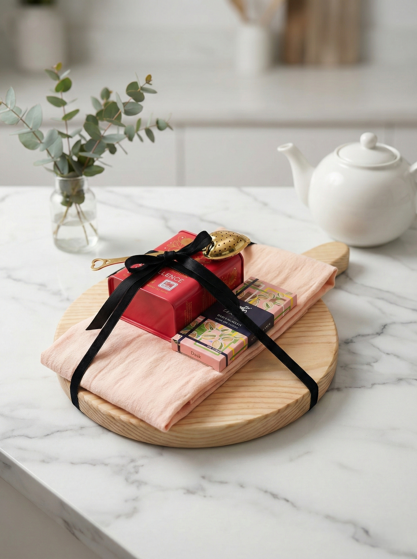 Just Peachy|Spring Tea and Chocolate  Gift Board|Limited Spring Release