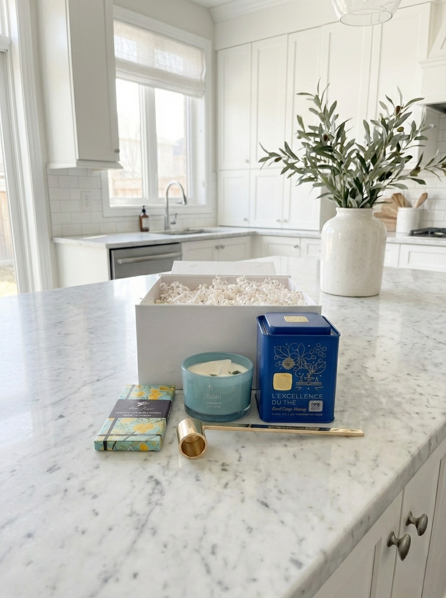 Blue Bliss| Tea Candle and Chocolate Gift|Limited Spring Release