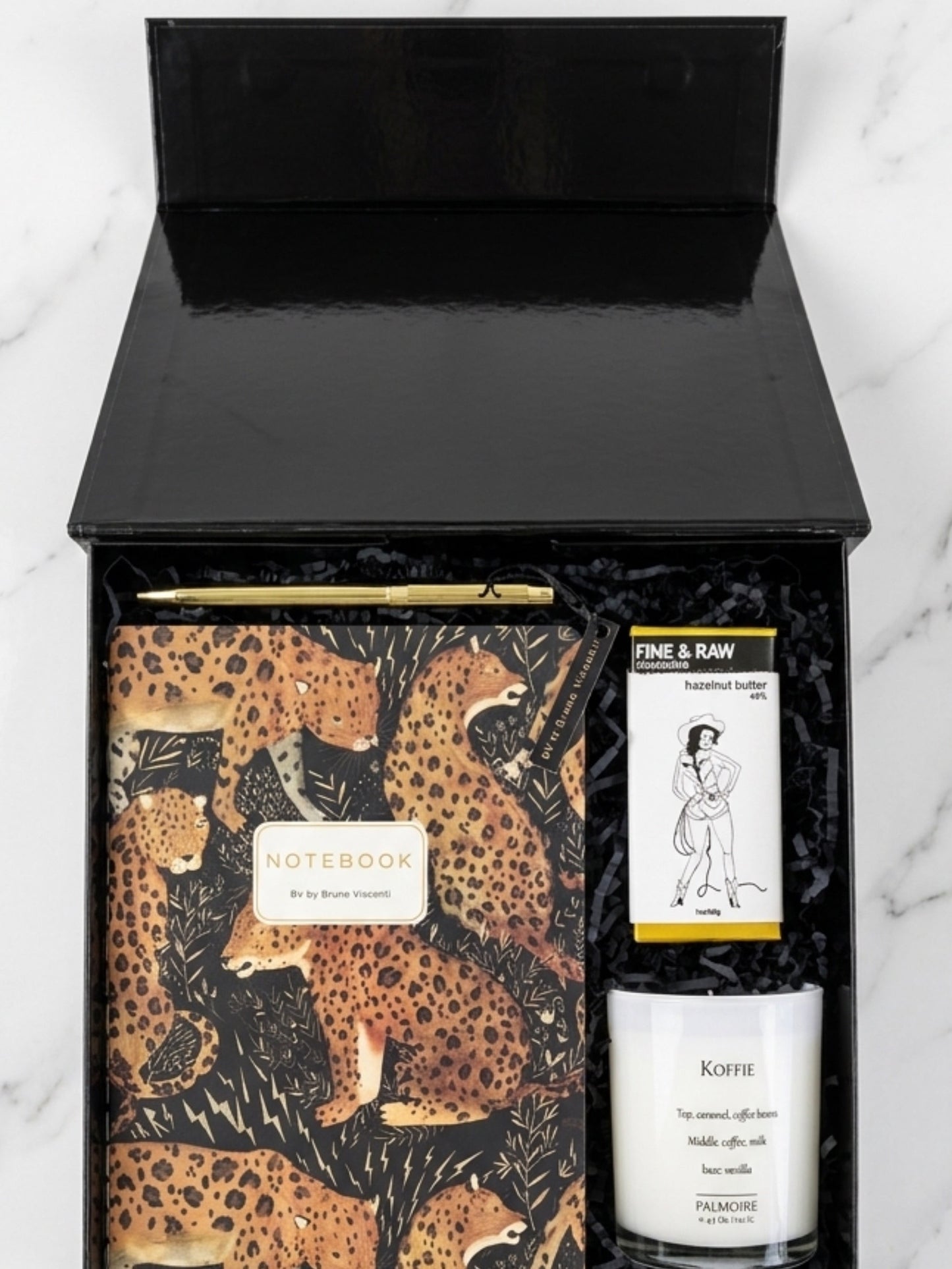 On the Prowl|Creative Leopard Journal and Candle Set